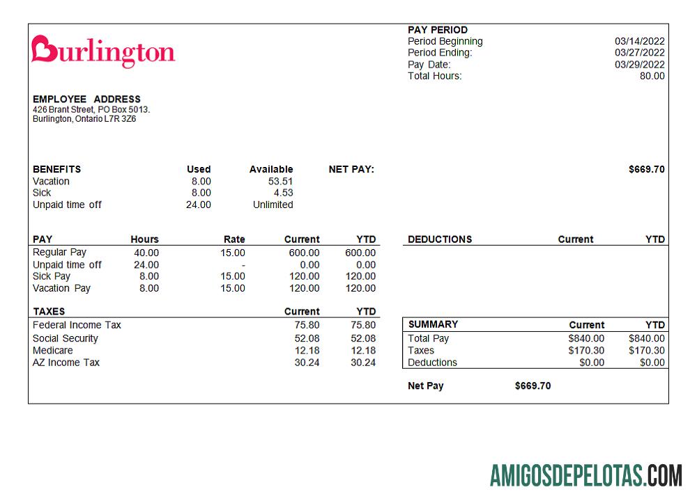 Folha de funcionários da empresa do grupo de varejo dos EUA exemplo
